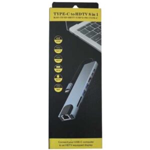 Lector tarjetas tipo C HUB HDMI 8en1