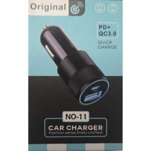 Cargador de coche Tipo C y USB FSD1710