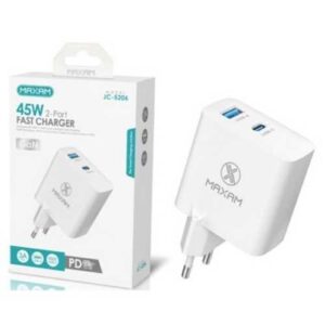 Cargador 45W PD 3A USB+Tipo-C JC-5206