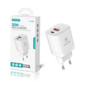 Cargador Tipo-C+USB-A 30W JC-5208