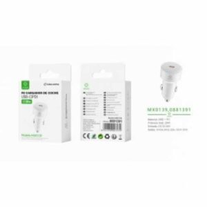 Single PD Car Charger MX0139 20W blanco