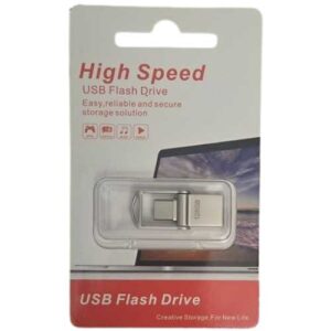 Pen Drive dual USB-C USB-A Metal de 128G